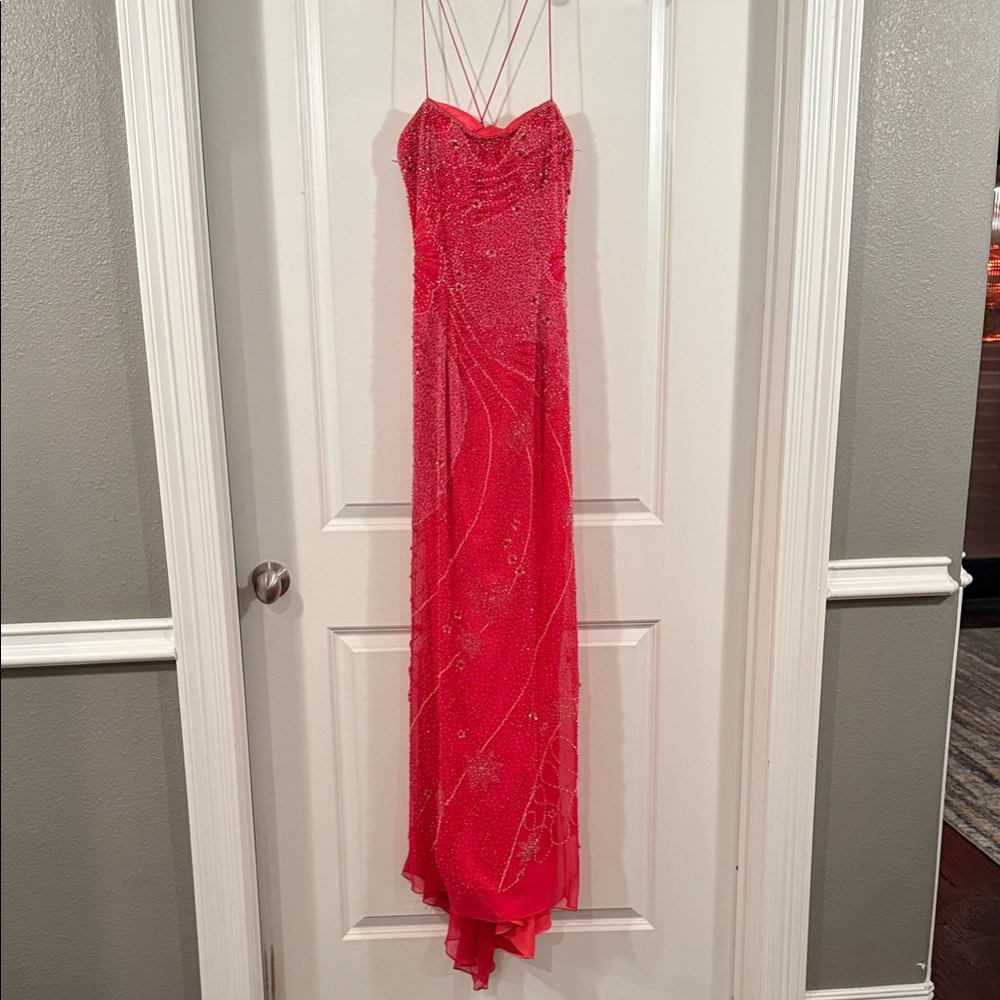 Stunning Scarlet Evening Gown